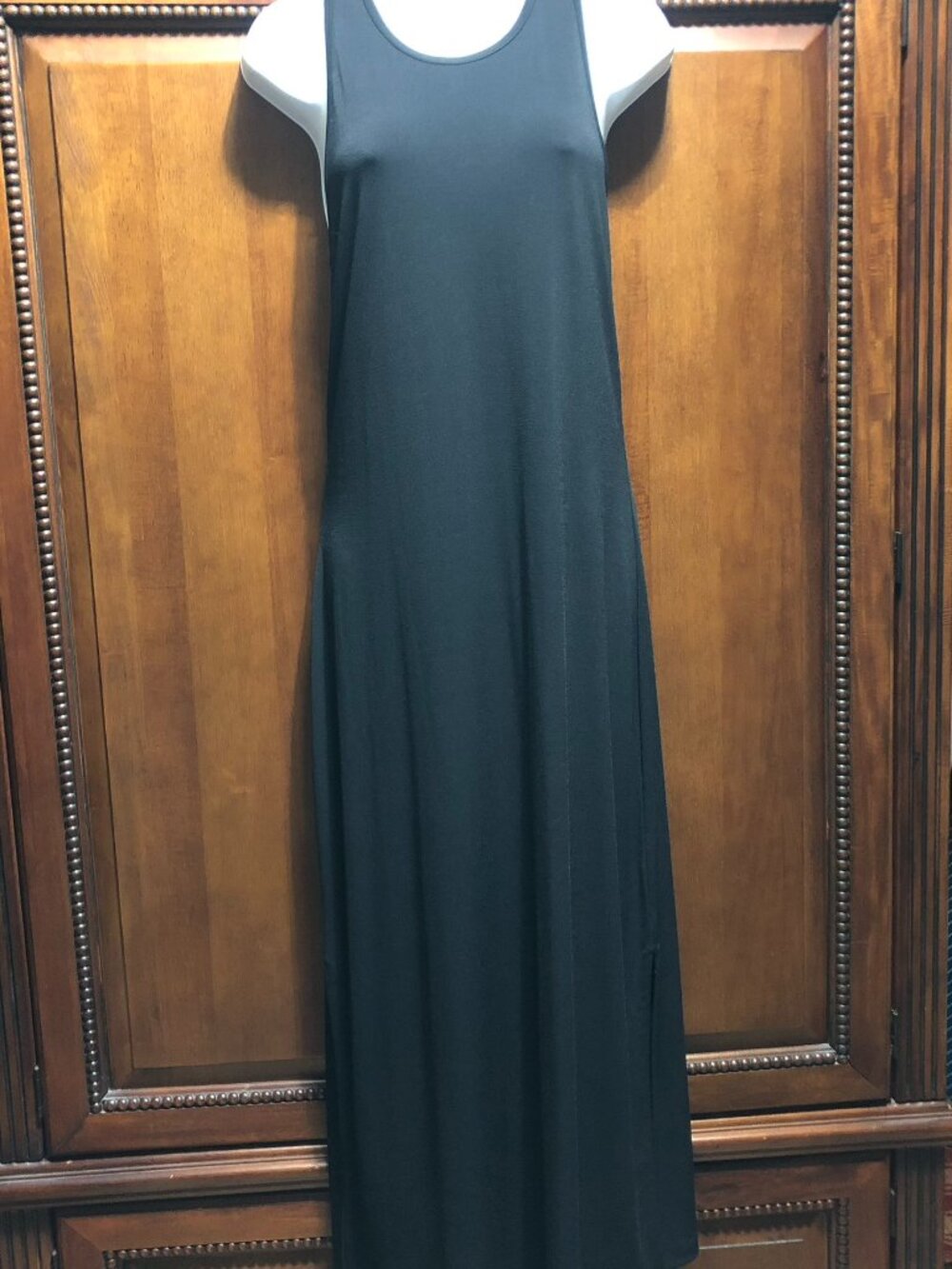 Banana Republic NWT Black Twist T-Back Maxi Dress S